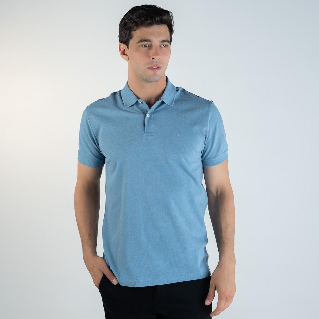 Camisa Polo Aramis Monocromático índigo