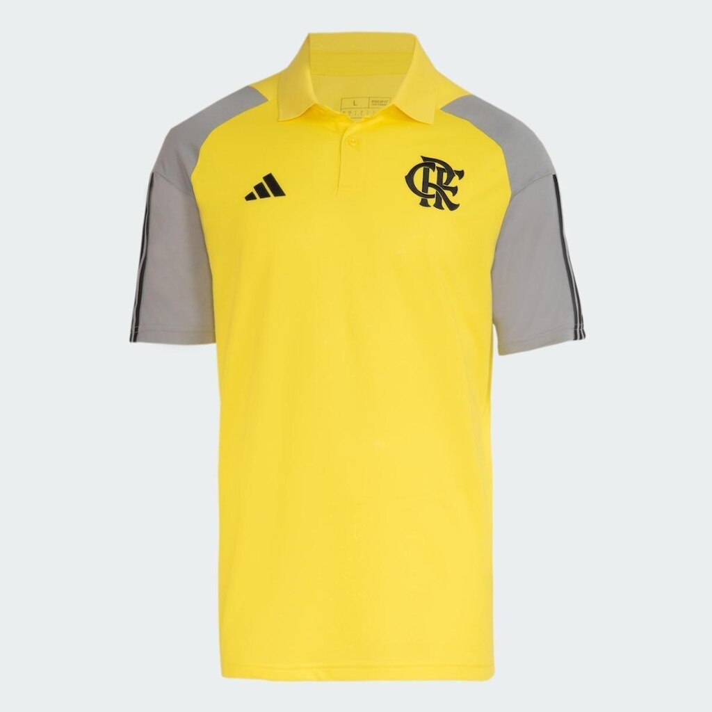 Camisa Polo Atleta Flamengo 24/25 Adidas Masculina