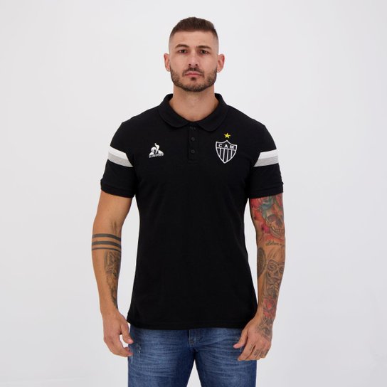 Camisa Polo Atlético Mineiro Apresentação 21/22 Le Coq Masculina - Preto Menor preço em Camisa Polo Atlético Mineiro Apresentação 21/22 Le Coq Masculina - Preto
