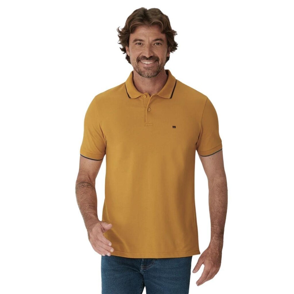Camisa Polo Básica Algodão Em Piquet Premium - Malwee