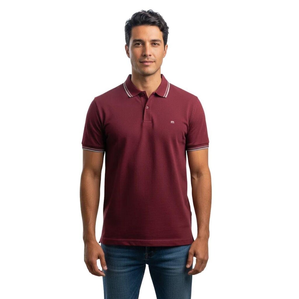 Camisa Polo Básica Algodão Em Piquet Premium - Malwee