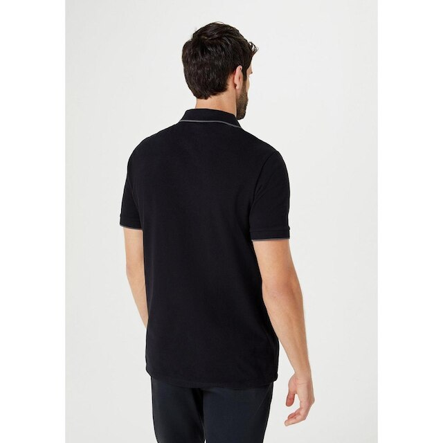 Camisa Polo Básica Masculina Em Malha Piquet Com Bordado