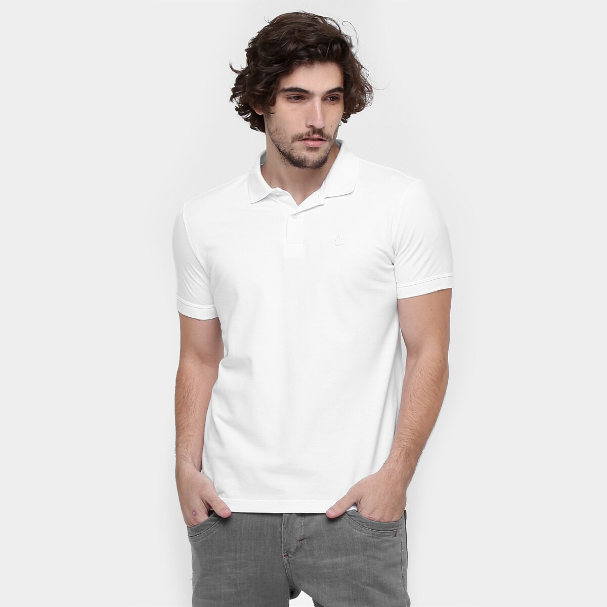 camisa polo benetton masculina