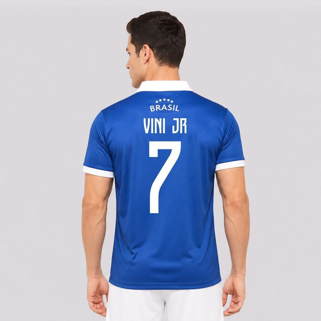 Camisa Polo Brasil 7 Vini Jr
