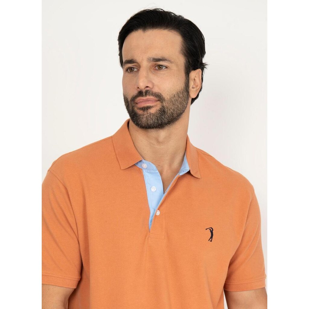 Camisa Polo Bronze Lisa Aleatory