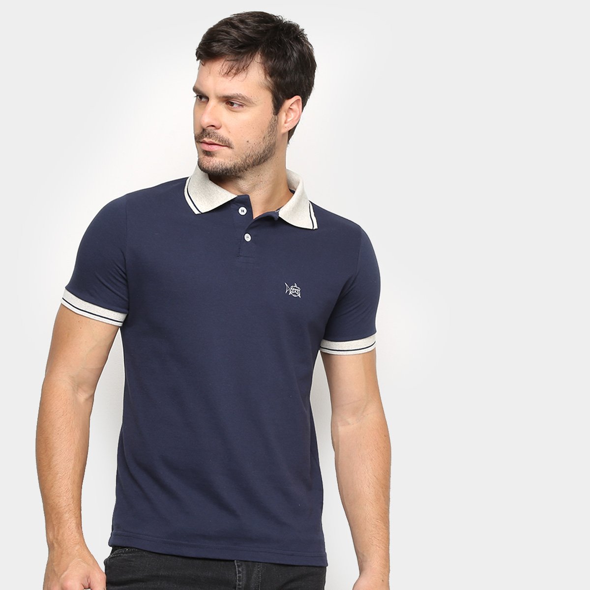 Camisa polo manga curta masculina Clearance