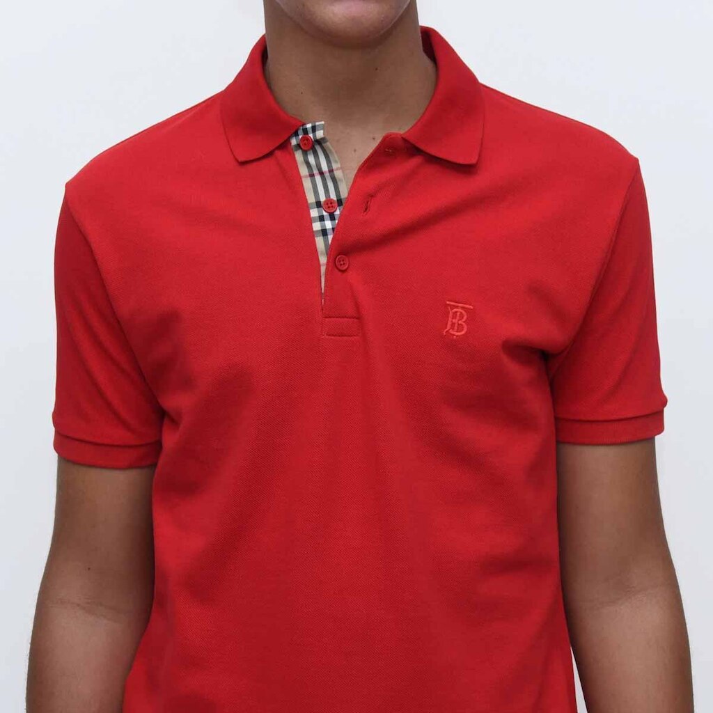 Camisa Polo Burberry Monogramada