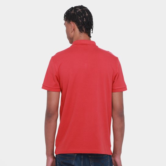 Camisa Polo Calvin Klein Básica Sem Friso Masculina