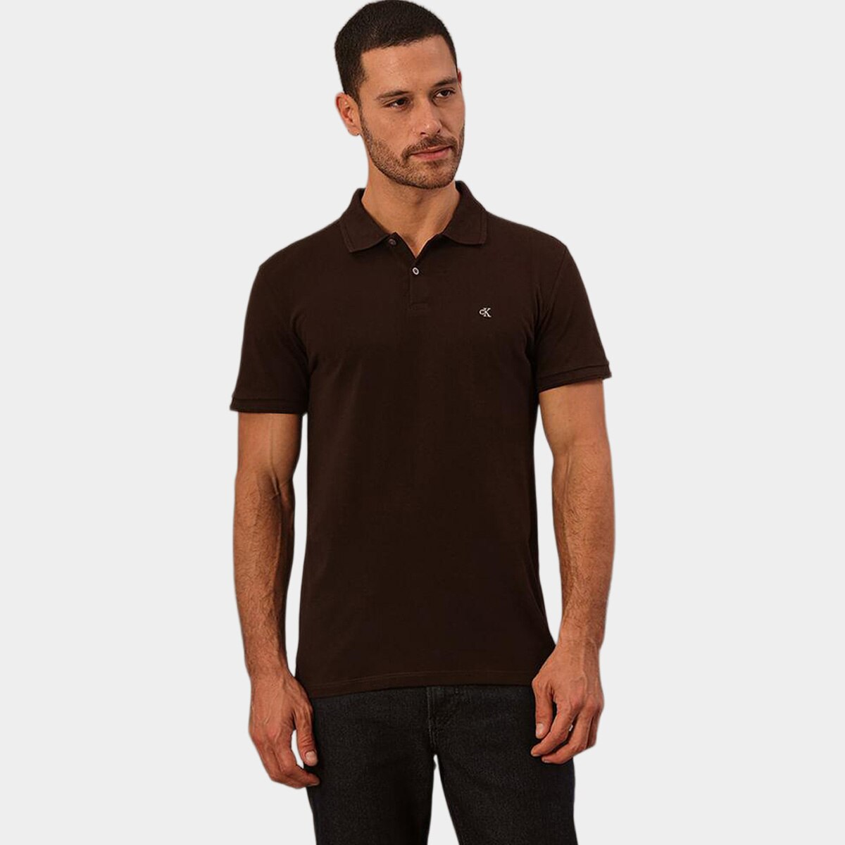Camisa Polo Calvin Klein Casual Masculina - 1