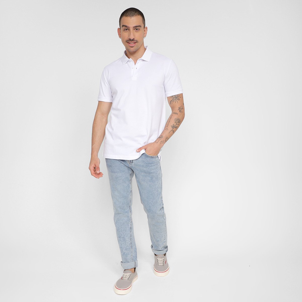 Camisa Polo Calvin Klein Masculina - 3