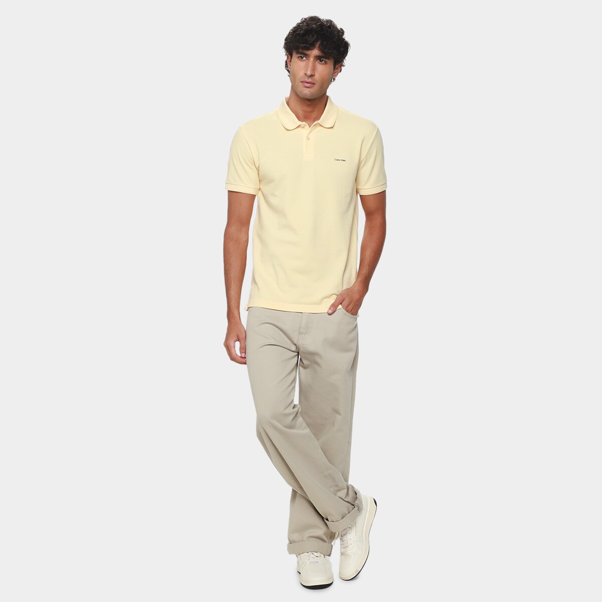 Camisa Polo Calvin Klein Slim Basica Masculino - 6