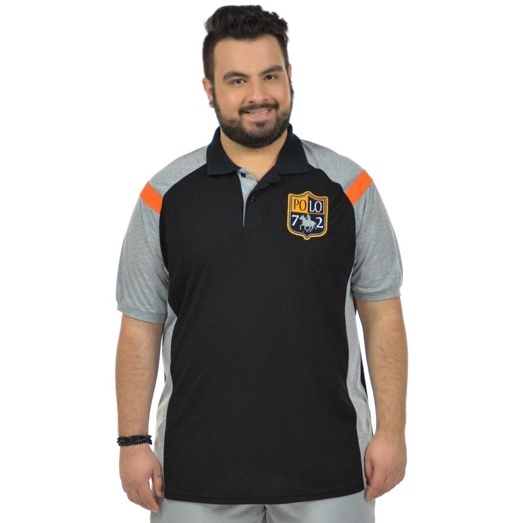 Camisa polo campeão plus size fenomenal(sem elasticidade) Vermelho 56