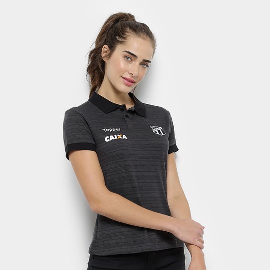 Camisa Polo Ceará Viagem 2018 Topper Feminina - Preto é ruim? Camisa Polo Ceará Viagem 2018 Topper Feminina - Preto é boa?