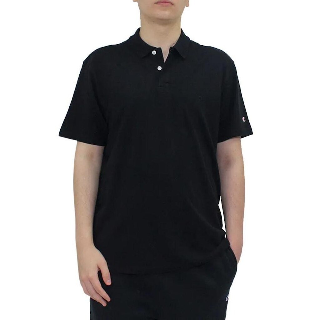 Camisa Polo Champion Piquet Clog Surton Black