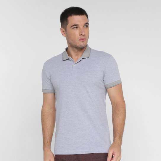 Camisa Polo Colcci Casual Manga Curta Masculina - Mescla Menor preço em Camisa Polo Colcci Casual Manga Curta Masculina - Mescla