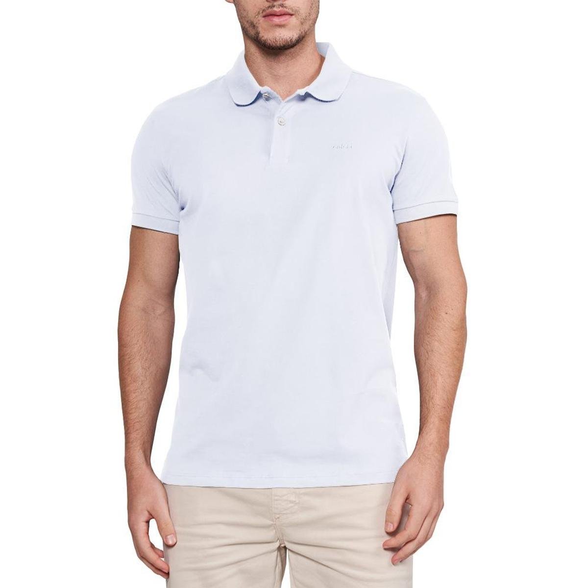 Camisa Polo Colcci Classic In24 Branco Masculino Menor preço em Camisa Polo Colcci Classic In24 Branco Masculino