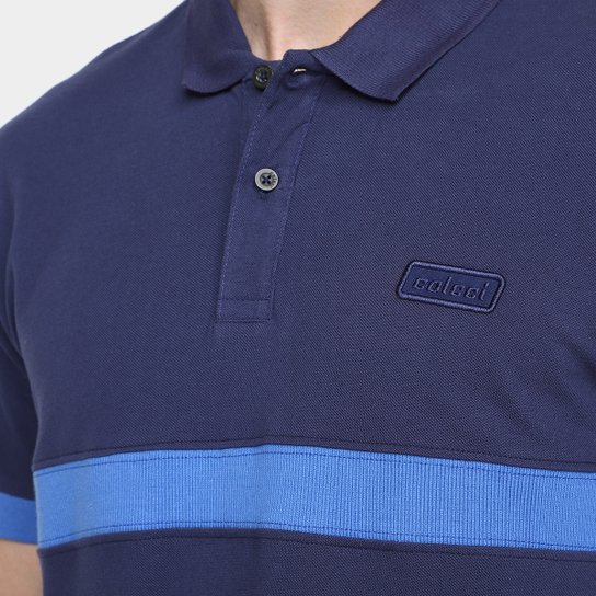 Camisa Polo Colcci Faixa Masculina