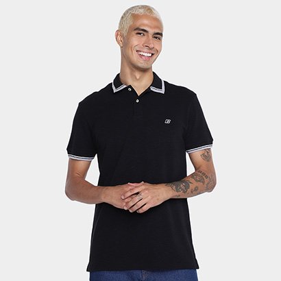 Camisa Polo Colcci Frisos Masculina - Masculino
