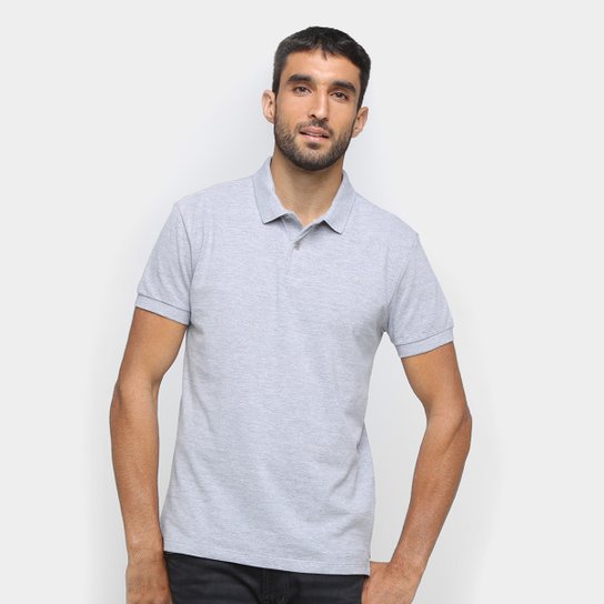 Camisa Polo Colcci Lisa Masculina - Mescla
