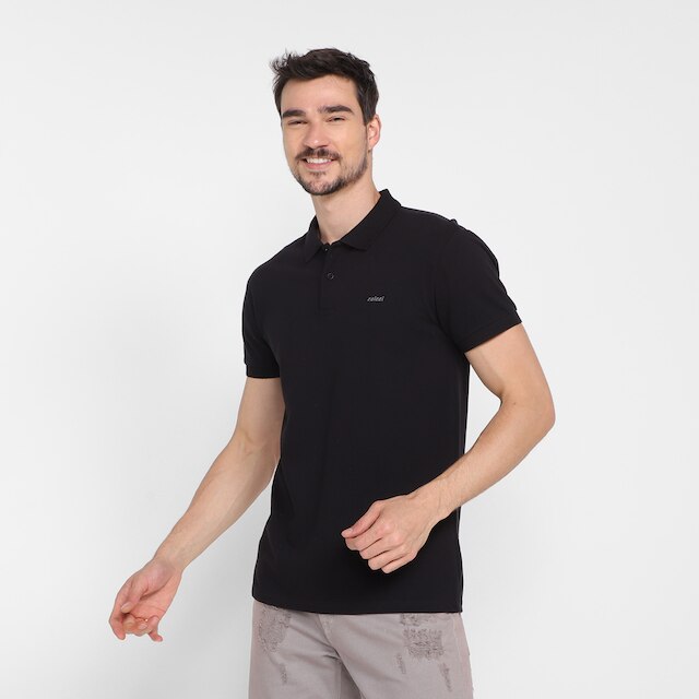 Menor preço em Camisa Polo Colcci Masculina - Preto