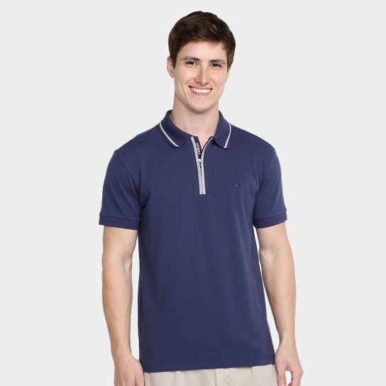 Camisa Polo Colcci Masculina Azul Netshoes