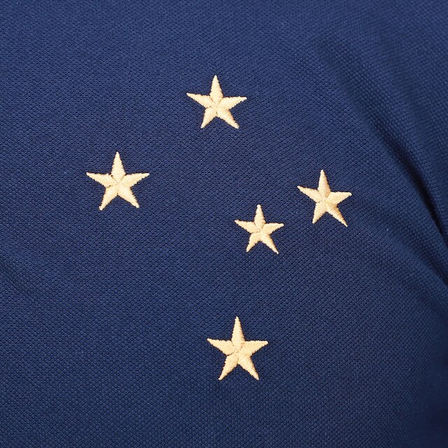 Camisa Polo Cruzeiro Estrela Dourada Masculina
