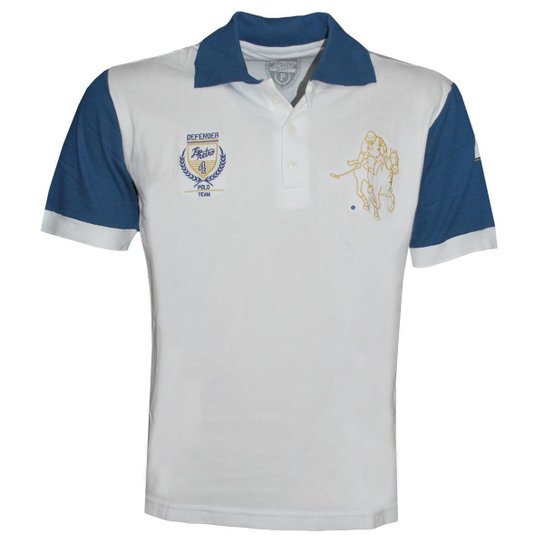 Camisa Polo Defender Liga Retrô  Branca M