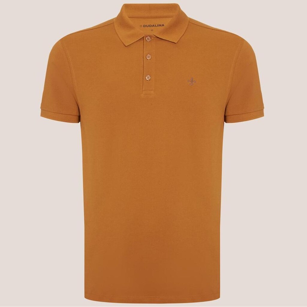 Camisa Polo Dudalina Essential Laranja Masculino