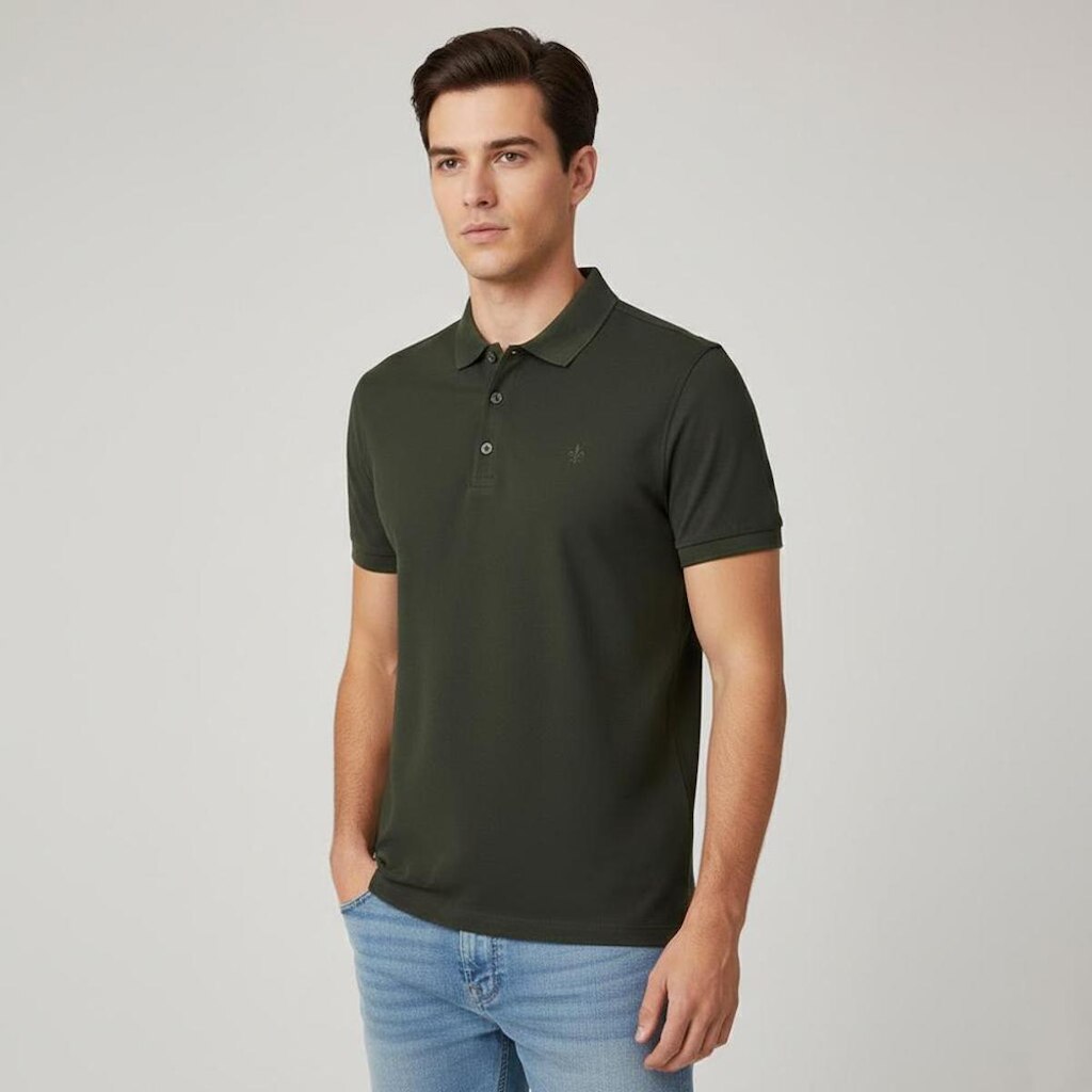 Camisa Polo Dudalina Essentials Basic Masculino