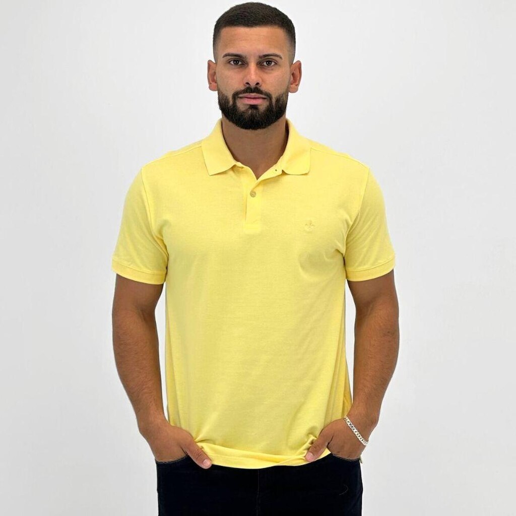 Camisa Polo Dudalina Manga Curta Masculina