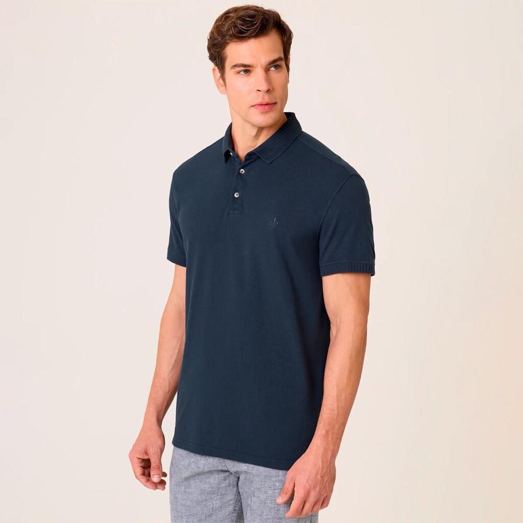 Camisa Polo Dudalina Piquet Texture Masculino