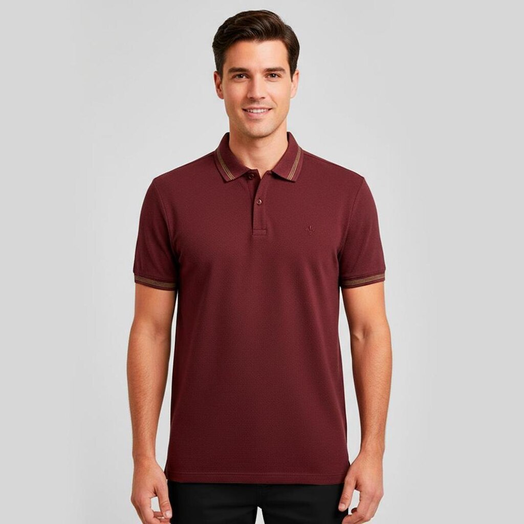 Camisa Polo Dudalina Texture Masculino