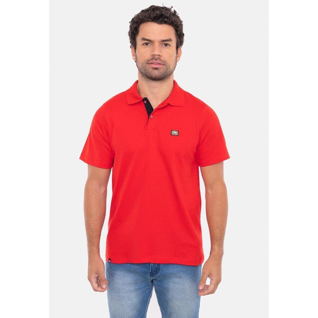 Camisa Polo Ecko Fashion Basic Logo Masculino