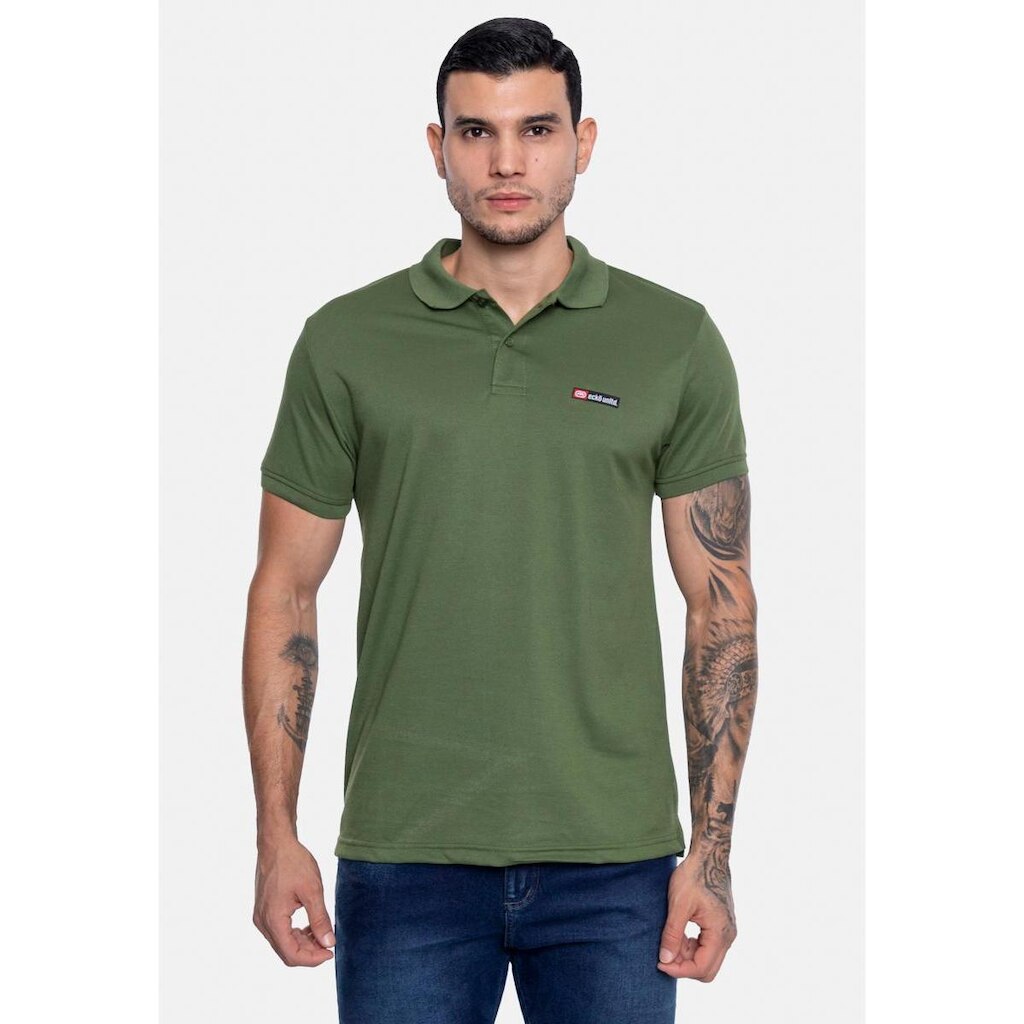 Camisa Polo Ecko Piquet Masculino