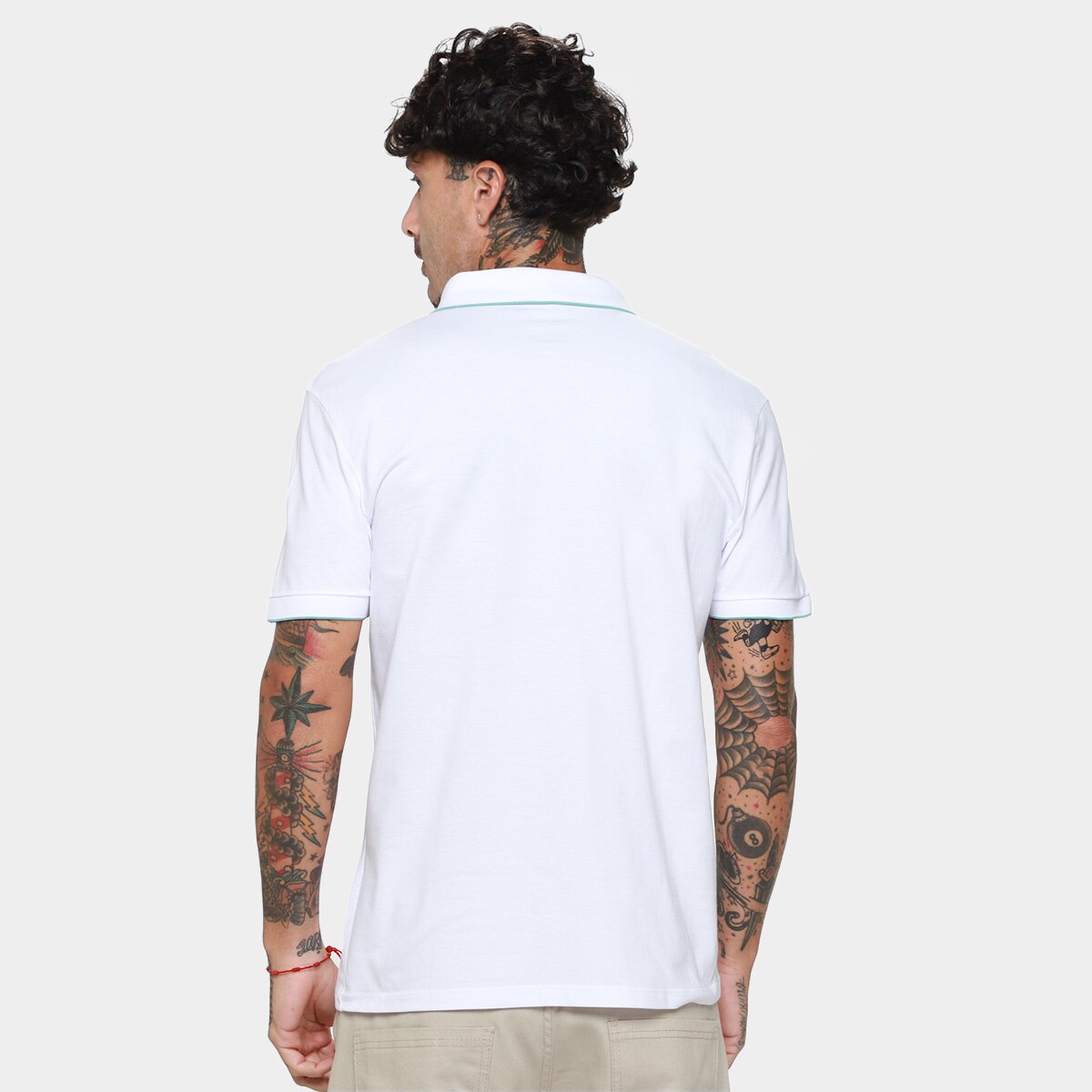 Camisa Polo Ellus Lisa Casual Masculina - 1
