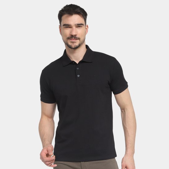 Camisa Polo Ellus Piquet Easa Classic Masculina - Preto Menor preço em Camisa Polo Ellus Piquet Easa Classic Masculina - Preto