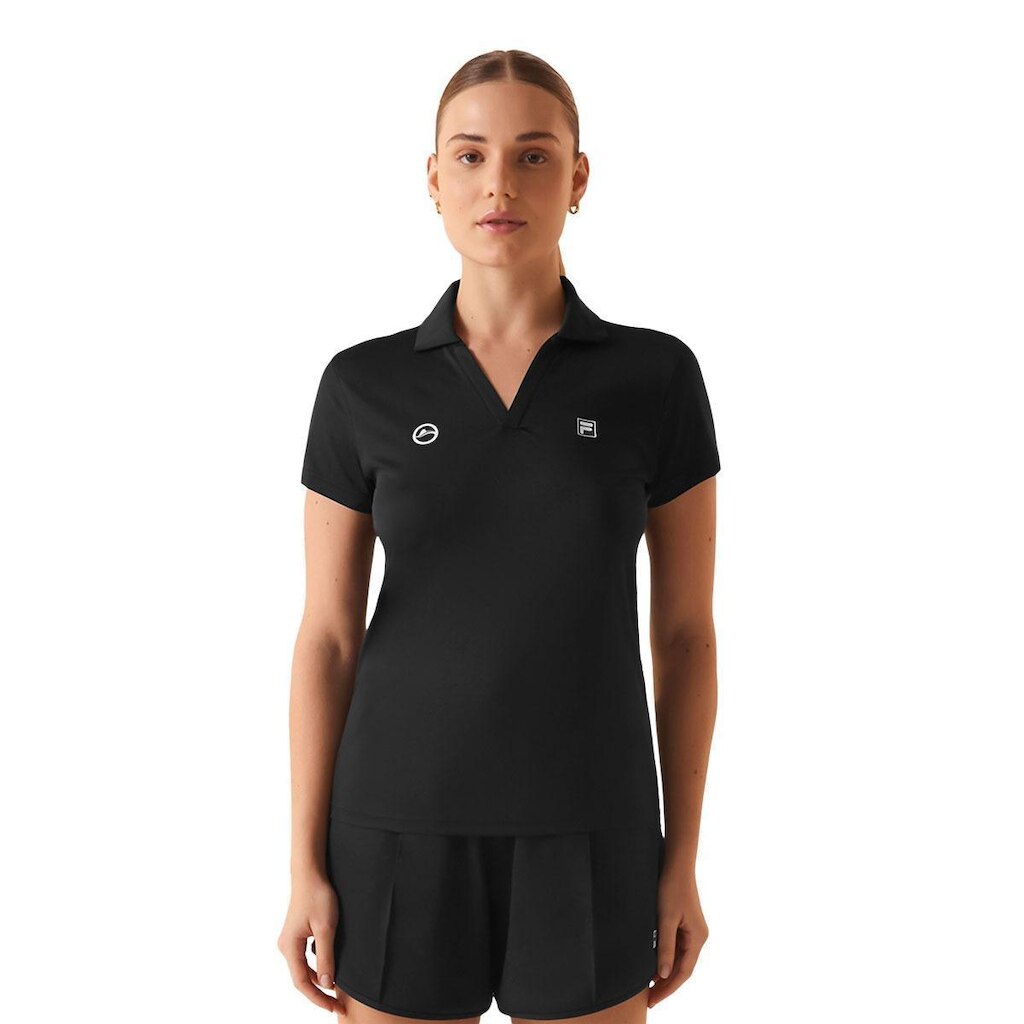 Camisa Polo Fila F-Box Tennis Basic Rio 26 Preta