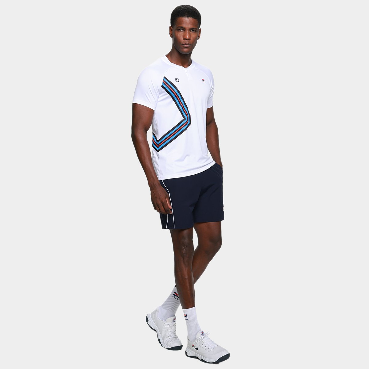 Camisa Polo Fila Player FBox Basic Ro 26 Masculina - 4
