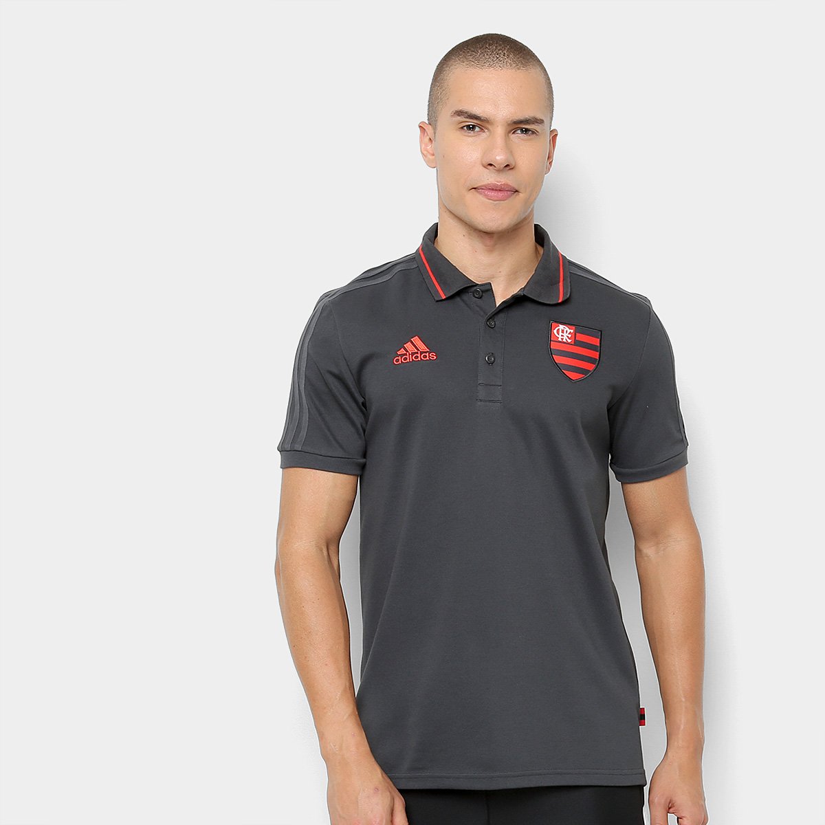 Camisa Polo Flamengo 19/20 Adidas Masculina Menor preço em Camisa Polo Flamengo 19/20 Adidas Masculina
