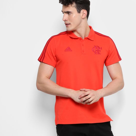 Camisa Polo Flamengo Adidas 3 Stripes Masculina - Vermelho é ruim? Camisa Polo Flamengo Adidas 3 Stripes Masculina - Vermelho é boa?