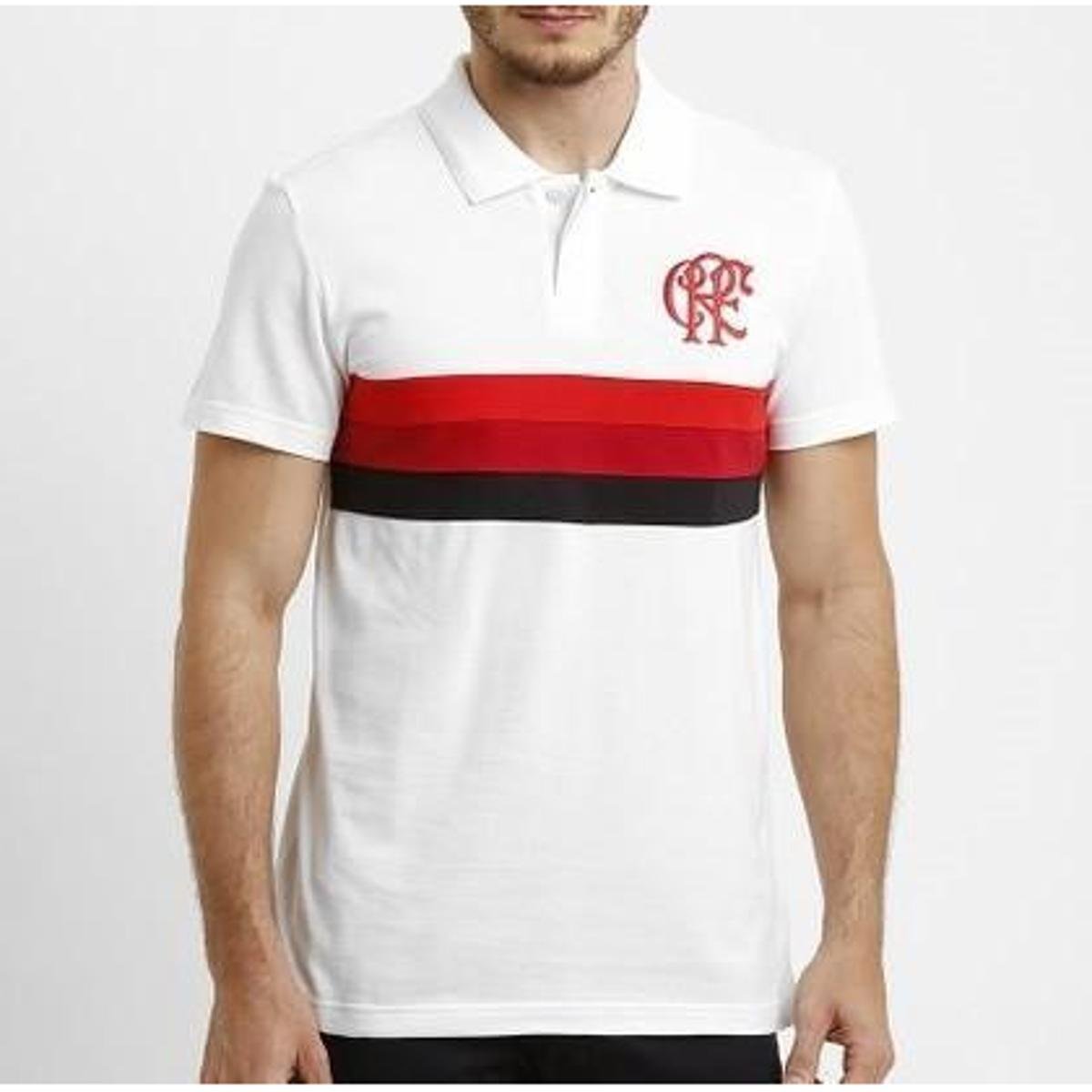 Camisa Polo Flamengo Adidas Branca AB1581 Menor preço em Camisa Polo Flamengo Adidas Branca AB1581