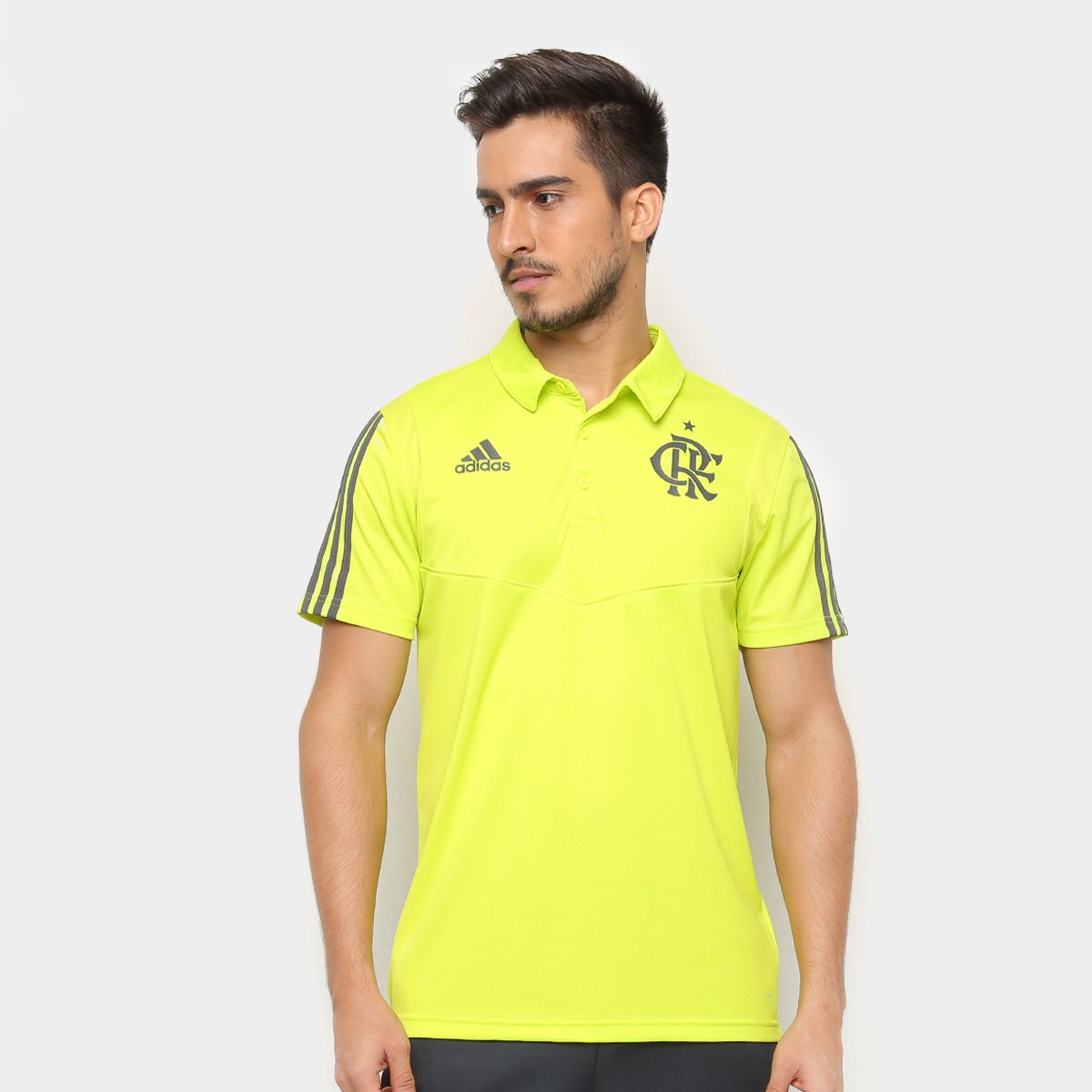 Camisa Polo Flamengo Adidas Treino Masculina