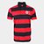 Camisa Polo Flamengo Control Masculina - Preto+Vermelho