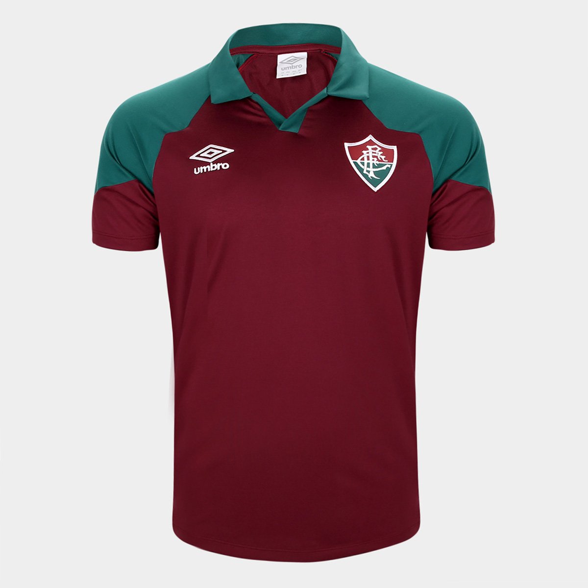 Camisa Polo Fluminense 23/24 Viagem Umbro Masculina Menor preço em Camisa Polo Fluminense 23/24 Viagem Umbro Masculina