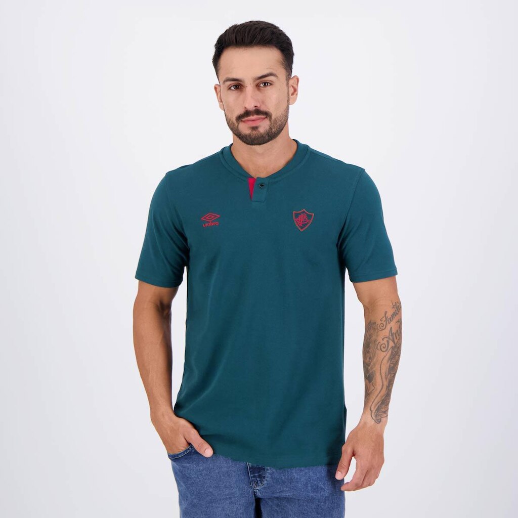 Camisa Polo Fluminense 24/25 Viagem Umbro Masculina