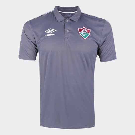 Camisa Polo Fluminense Viagem 21/22 Umbro Masculina - Grafite é ruim? Camisa Polo Fluminense Viagem 21/22 Umbro Masculina - Grafite é boa?