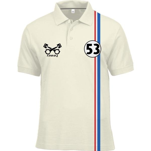 Camisa Polo Fórmula Retrô Fusca Herbie Menor preço em Camisa Polo Fórmula Retrô Fusca Herbie