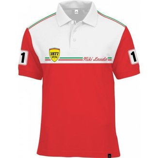 Camisa Polo Fórmula Retrô Lauda 1977