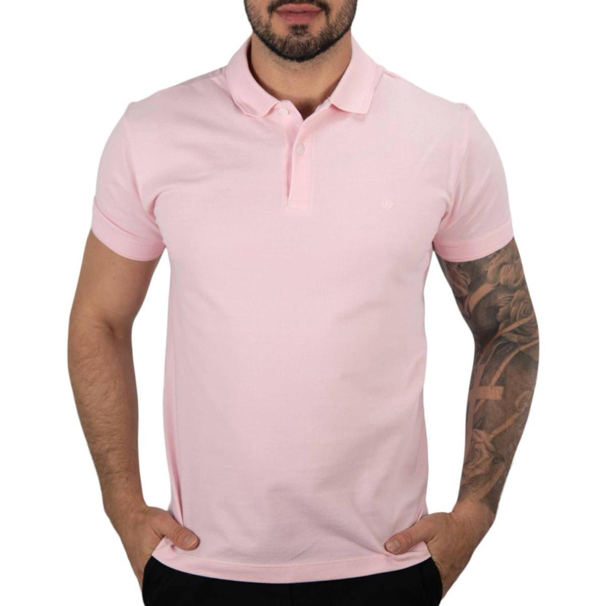 Menor preço em Camisa Polo Forum Rosa