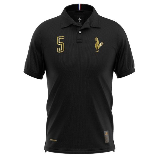 Camisa Polo França Série Ouro Poloclass Piquet Rinno - Preto Menor preço em Camisa Polo França Série Ouro Poloclass Piquet Rinno - Preto